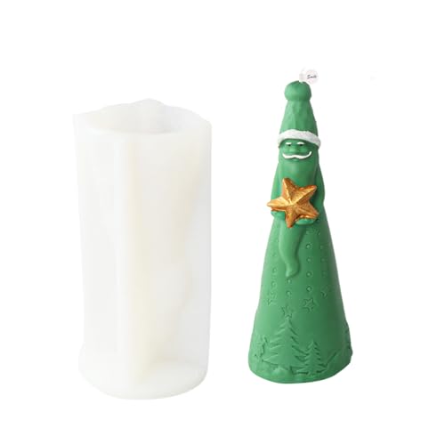 YIGZYCN Silikonform für Harz, Weihnachten, ältere Kerzen, Silikonharz, Epoxidharz, Bastelform, Silikon für Weihnachten YIGZYCN Silikonform für Harz, Weihnachten, ältere Kerzen, Silikonharz, Epoxidharz, Bastelform, Silikon für Weihnachten von YIGZYCN
