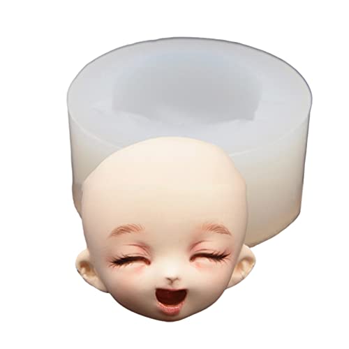 YIGZYCN Silikonform für Puppengesicht aus Kunstharz, Cartoon-Puppenkopf, Süßigkeiten, Keksform, Kuchendekoration, Backwerkzeug, Ton, Schokolade, Gebäck YIGZYCN Silikonform für Puppengesicht aus Kunstharz, Cartoon-Puppenkopf, Süßigkeiten, Keksform, Kuchendekoration, Backwerkzeug, Ton, Schokolade, Gebäck von YIGZYCN