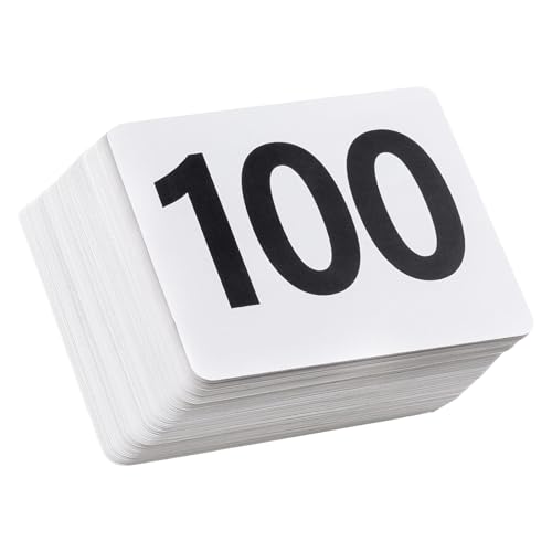 YIGZYCN Sitznummernkarten für Hochzeiten, Meetings und Klassenzimmer, Papier, doppelseitig, nummeriert, Sitzkarten, Tischzubehör YIGZYCN Sitznummernkarten für Hochzeiten, Meetings und Klassenzimmer, Papier, doppelseitig, nummeriert, Sitzkarten, Tischzubehör von YIGZYCN