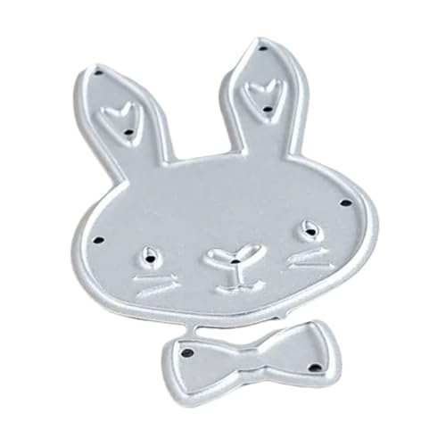 YIGZYCN Stanzschablonen in Kaninchenform, Karotten, Metallschablonen, Karbonstahl, Stanzformen für Kartenherstellung, Scrapbooking von YIGZYCN