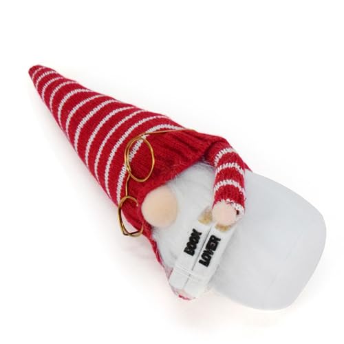 YIGZYCN Striped Gnomes Plüsch Puppen Ornament Mit Brille Buch Liebhaber Tomte Tabletop Figurengeschenk Zurück Die Schule Party Dekore YIGZYCN Striped Gnomes Plüsch Puppen Ornament Mit Brille Buch Liebhaber Tomte Tabletop Figurengeschenk Zurück Die Schule Party Dekore von YIGZYCN