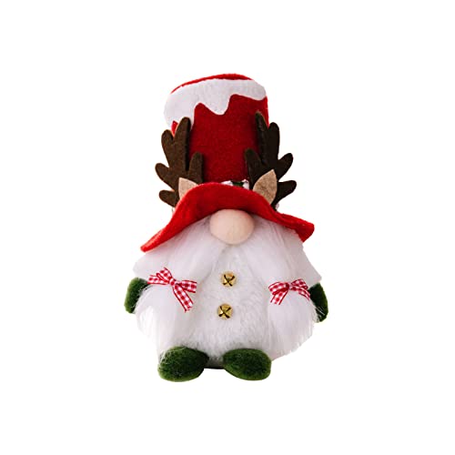 YIGZYCN Weihnachts-Geweih, Schleife, Plüsch, für Ornamente, Dekoration, für Zuhause, Restaurant, Dekoration YIGZYCN Weihnachts-Geweih, Schleife, Plüsch, für Ornamente, Dekoration, für Zuhause, Restaurant, Dekoration von YIGZYCN