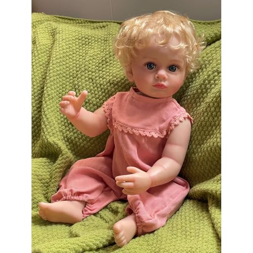 YIHANGG 55cm Reborn Baby Junge Vollsilikon Lebensecht Kleinkind Reborn Puppe Realistisch Neugeborenes Babypuppen wie Echt Blondes Haar Geburtstag Weihnachten Geschenk YIHANGG 55cm Reborn Baby Junge Vollsilikon Lebensecht Kleinkind Reborn Puppe Realistisch Neugeborenes Babypuppen wie Echt Blondes Haar Geburtstag Weihnachten Geschenk von YIHANGG