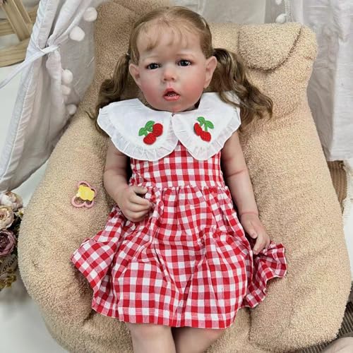 YIHANGG 70cm Reborn Babypuppen Mädchen Blondes Haar Lebensecht Reborn Puppe Realistisch Neugeborene Niedlich Augen Offen Prinzessin Geburtstag Weihnachten Geschenk YIHANGG 70cm Reborn Babypuppen Mädchen Blondes Haar Lebensecht Reborn Puppe Realistisch Neugeborene Niedlich Augen Offen Prinzessin Geburtstag Weihnachten Geschenk von YIHANGG