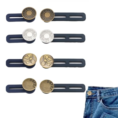 Set mit 8 Knöpfen zur Verlängerung der Hosengröße, Hosenbundverlängerung, für Männer und Frauen, Kleider, Hemden, Pan-Verlängerung Set mit 8 Knöpfen zur Verlängerung der Hosengröße, Hosenbundverlängerung, für Männer und Frauen, Kleider, Hemden, Pan-Verlängerung von YIIWONI
