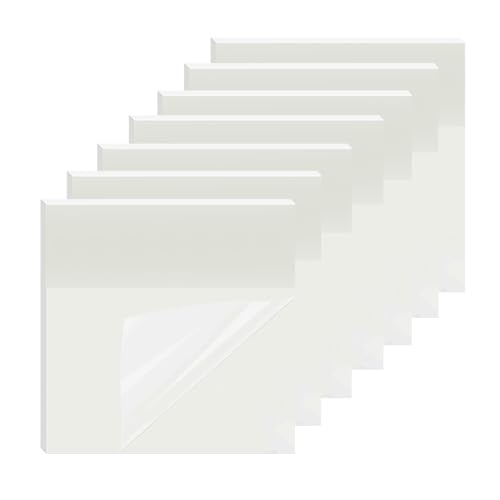 YIKAOMAI® 350 Stücke Haftnotizen Tabs, 7 Set Morandi Sticky Notes mit Transparente Haftnotizen Page, für Büro Schule Zuhause (7 transparent sets of 350 sheets) von YIKAOMAI