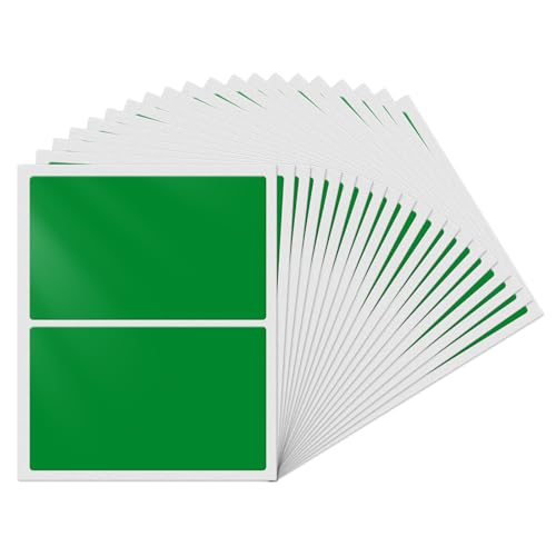 YIKIADA Grün Rechteckig Etiketten 75 × 50 mm Selbstklebend Groß Lager Klebeetiketten Wasserdicht Aufkleber für Marmelade Beschriften Adressetiketten 40 Stück YIKIADA Grün Rechteckig Etiketten 75 × 50 mm Selbstklebend Groß Lager Klebeetiketten Wasserdicht Aufkleber für Marmelade Beschriften Adressetiketten 40 Stück von YIKIADA
