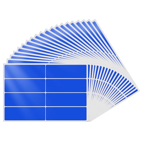 YIKIADA Blau Etiketten 75 × 25 mm Rechteckig Selbstklebend Klebeetiketten Wasserdicht Aufkleber für Marmelade Beschriften Adressetiketten 160 Stück YIKIADA Blau Etiketten 75 × 25 mm Rechteckig Selbstklebend Klebeetiketten Wasserdicht Aufkleber für Marmelade Beschriften Adressetiketten 160 Stück von YIKIADA