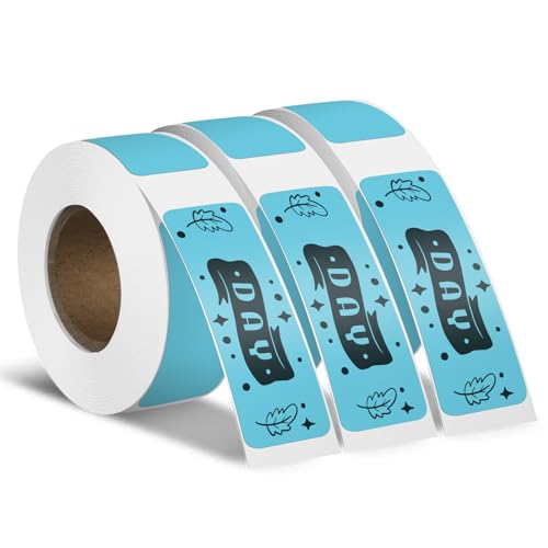 YIKIADA 3 Rollen Blau Thermo Etikettband 12 × 40 mm für Q30/Q31/Q30S/D30 Vinyl Selbstklebend Klebeband Wasserdicht Aufkleber 160 Etiketten/Rolle YIKIADA 3 Rollen Blau Thermo Etikettband 12 × 40 mm für Q30/Q31/Q30S/D30 Vinyl Selbstklebend Klebeband Wasserdicht Aufkleber 160 Etiketten/Rolle von YIKIADA