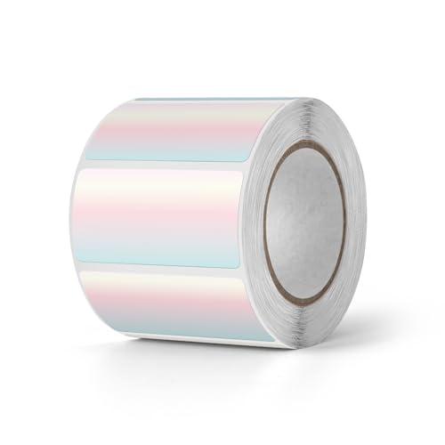 YIKIADA Farbverlauf Thermoetiketten Rot Vinyl 25 X 50 mm Selbstklebend Rolle Namenaufkleber Wasserdicht Drucker Aufkleber für Logo Barcode QR Code Name 500 Stück YIKIADA Farbverlauf Thermoetiketten Rot Vinyl 25 X 50 mm Selbstklebend Rolle Namenaufkleber Wasserdicht Drucker Aufkleber für Logo Barcode QR Code Name 500 Stück von YIKIADA