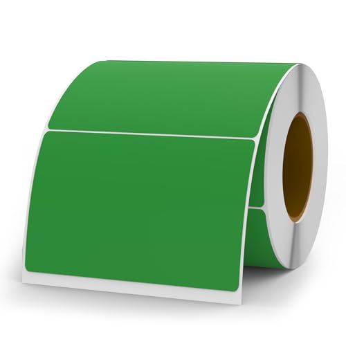 YIKIADA Grün 50 × 76 mm Selbstklebend Vinyl Farbige Aufkleber Wasserdichte Name Klebeetiketten Rolle für Umzug Büro Lager Haus 500 Stück YIKIADA Grün 50 × 76 mm Selbstklebend Vinyl Farbige Aufkleber Wasserdichte Name Klebeetiketten Rolle für Umzug Büro Lager Haus 500 Stück von YIKIADA