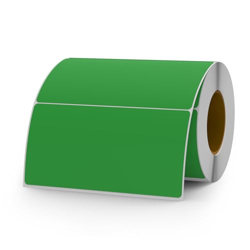YIKIADA 500 Stück Grün Etiketten 50 × 100 mm Selbstklebend Vinyl Klebeetiketten zum Beschriften Wasserfest Aufkleber Rolle für Umzug Tafel Marmelade YIKIADA 500 Stück Grün Etiketten 50 × 100 mm Selbstklebend Vinyl Klebeetiketten zum Beschriften Wasserfest Aufkleber Rolle für Umzug Tafel Marmelade von YIKIADA