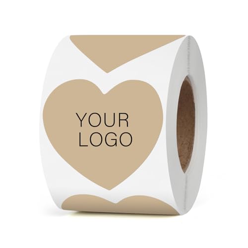 YIKIADA Khaki Herz Thermo Etiketten Vinyl 50 mm Selbstklebend Rolle Geschenk Aufkleber Wasserdicht Drucker Thermoetiketten für Logo Barcode Hochzeit Jahrestag Valentinstag 500 Stück YIKIADA Khaki Herz Thermo Etiketten Vinyl 50 mm Selbstklebend Rolle Geschenk Aufkleber Wasserdicht Drucker Thermoetiketten für Logo Barcode Hochzeit Jahrestag Valentinstag 500 Stück von YIKIADA
