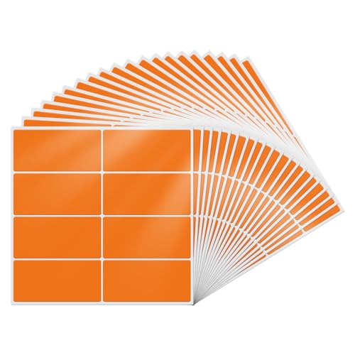 YIKIADA Orange Etiketten 40 × 19 mm Rechteckig Selbstklebend Klebeetiketten Wasserdicht Aufkleber für Marmelade Beschriften Adressetiketten 160 Stück YIKIADA Orange Etiketten 40 × 19 mm Rechteckig Selbstklebend Klebeetiketten Wasserdicht Aufkleber für Marmelade Beschriften Adressetiketten 160 Stück von YIKIADA