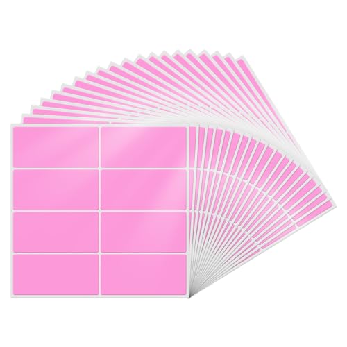 YIKIADA Rosa Etiketten 40 × 19 mm Rechteckig Selbstklebend Klebeetiketten Wasserdicht Aufkleber für Marmelade Beschriften Adressetiketten 160 Stück YIKIADA Rosa Etiketten 40 × 19 mm Rechteckig Selbstklebend Klebeetiketten Wasserdicht Aufkleber für Marmelade Beschriften Adressetiketten 160 Stück von YIKIADA