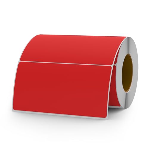 YIKIADA Rot Etiketten 50 × 100 mm Selbstklebend Vinyl Farbige Aufkleber Wasserdichte Name Klebeetiketten Rolle für Umzug Büro Lager Haus 500 Stück YIKIADA Rot Etiketten 50 × 100 mm Selbstklebend Vinyl Farbige Aufkleber Wasserdichte Name Klebeetiketten Rolle für Umzug Büro Lager Haus 500 Stück von YIKIADA
