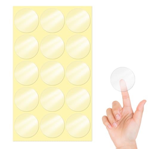 YIKIADA Transparent Klebepunkte 50 mm Selbstklebend Vinyl Runde Verschluss Aufkleber Durchsichtig Klebeetiketten Wasserdicht Klare Punktaufkleber für Verpackung Umschläge Schachteln 150 Stück YIKIADA Transparent Klebepunkte 50 mm Selbstklebend Vinyl Runde Verschluss Aufkleber Durchsichtig Klebeetiketten Wasserdicht Klare Punktaufkleber für Verpackung Umschläge Schachteln 150 Stück von YIKIADA