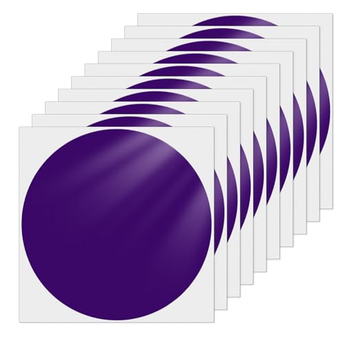 YIKIADA Violett Klebepunkte Aufkleber 152 mm Vinyl Selbstklebende Wasserdicht Punkt Etiketten Abnehmbar Runde Bodenaufkleber für Büro Schule Kinder 10 Stück YIKIADA Violett Klebepunkte Aufkleber 152 mm Vinyl Selbstklebende Wasserdicht Punkt Etiketten Abnehmbar Runde Bodenaufkleber für Büro Schule Kinder 10 Stück von YIKIADA