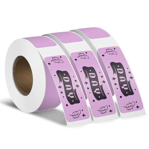 YIKIADA 3 Rollen Violett Thermo Etikettband 12 × 40 mm für Q30/Q31/Q30S/D30 Vinyl Selbstklebend Klebeband Wasserdicht Aufkleber 160 Etiketten/Rolle YIKIADA 3 Rollen Violett Thermo Etikettband 12 × 40 mm für Q30/Q31/Q30S/D30 Vinyl Selbstklebend Klebeband Wasserdicht Aufkleber 160 Etiketten/Rolle von YIKIADA