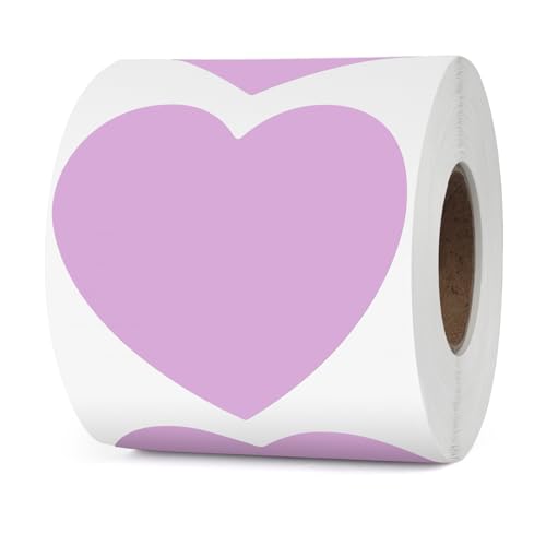 YIKIADA Violett Thermo Etiketten Vinyl 76 mm Herz Selbstklebend Rolle Geschenk Aufkleber Wasserdicht Drucker Thermoetiketten für Logo Barcode Hochzeit Jahrestag Valentinstag 500 Stück YIKIADA Violett Thermo Etiketten Vinyl 76 mm Herz Selbstklebend Rolle Geschenk Aufkleber Wasserdicht Drucker Thermoetiketten für Logo Barcode Hochzeit Jahrestag Valentinstag 500 Stück von YIKIADA