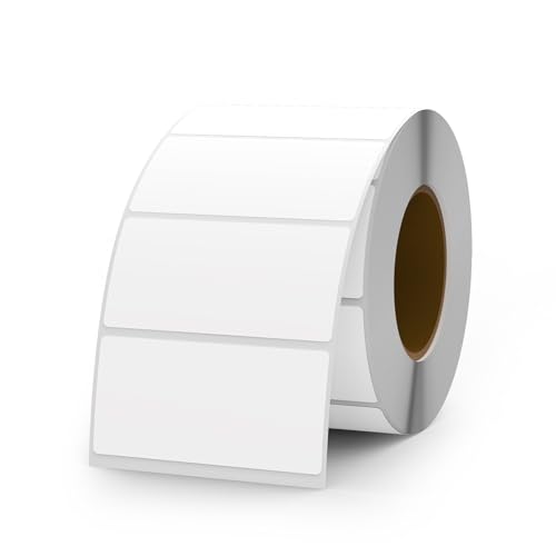 YIKIADA Weiß Etiketten 25 × 50 mm Rechteckig Aufkleber Wasserdichte Vinyl Ablösbar Klebeetiketten Selbstklebend Namensschild Rolle für Umzug Büro Lager Haus 500 Stück YIKIADA Weiß Etiketten 25 × 50 mm Rechteckig Aufkleber Wasserdichte Vinyl Ablösbar Klebeetiketten Selbstklebend Namensschild Rolle für Umzug Büro Lager Haus 500 Stück von YIKIADA