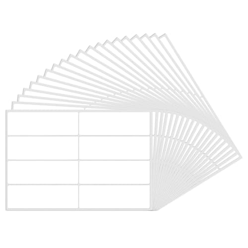YIKIADA Weiß Etiketten 75 × 25 mm Rechteckig Selbstklebend Klebeetiketten Wasserdicht Aufkleber für Marmelade Beschriften Adressetiketten 160 Stück YIKIADA Weiß Etiketten 75 × 25 mm Rechteckig Selbstklebend Klebeetiketten Wasserdicht Aufkleber für Marmelade Beschriften Adressetiketten 160 Stück von YIKIADA