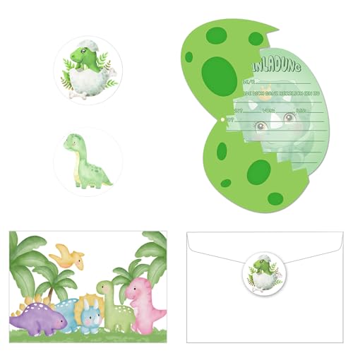 YILANJIN 12 Dinosaur Einladungskarten zum Kindergeburtstag, Kinder Geburtstag Einladungskarten,Dinosaurier Partyeinladungen, Einladungskarte Geburtstag, Geburtstagseinladungen für Mädchen und Jungen YILANJIN 12 Dinosaur Einladungskarten zum Kindergeburtstag, Kinder Geburtstag Einladungskarten,Dinosaurier Partyeinladungen, Einladungskarte Geburtstag, Geburtstagseinladungen für Mädchen und Jungen von YILANJIN