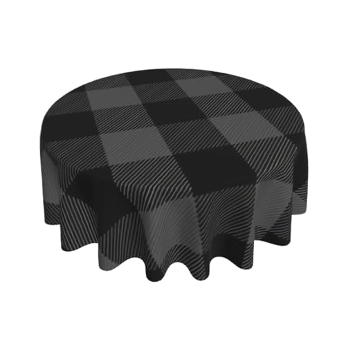 1 Stück Tischdecke, runde Tischdecken, waschbar, Polyester, for Küche, Esszimmer Für Wohnzimmer Esszimmer 1 Stück Tischdecke, runde Tischdecken, waschbar, Polyester, for Küche, Esszimmer Für Wohnzimmer Esszimmer von YILWPV