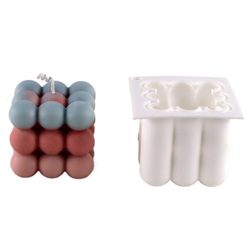 10PCS Kerze Silikon Form DIY Gestreiften Bogen Duft, Der Wachs Gips Harz Ornament Handwerk FüR Herstellung Kerzen Seife(White03) von YILWPV