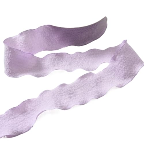 Geschenkband 4 Rollen handgefertigte Chiffon-Seidenbänder mit ausgefransten Kanten for Selbermachen von Hochzeitseinladungen, Geschenkverpackungen, Blumensträußen, Partydekorationen FüR Geschenkverpac Geschenkband 4 Rollen handgefertigte Chiffon-Seidenbänder mit ausgefransten Kanten for Selbermachen von Hochzeitseinladungen, Geschenkverpackungen, Blumensträußen, Partydekorationen FüR Geschenkverpac von YILWPV