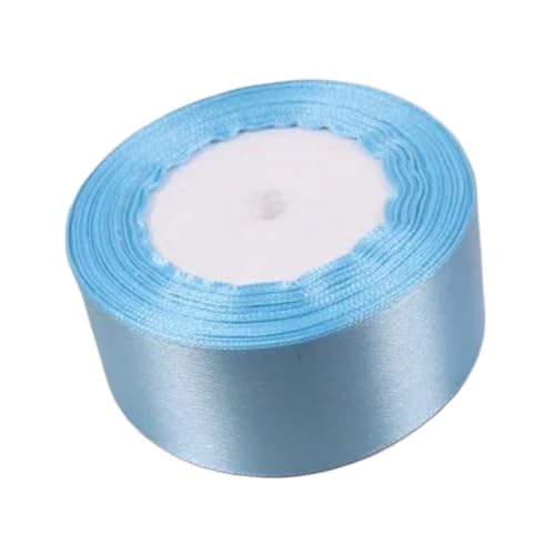 Geschenkband 6 rollen Einseitig Blau Seide Satin Band Weihnachten Halloween DIY Geschenk Verpackung Bänder FüR Geschenkverpackung(25mm) von YILWPV