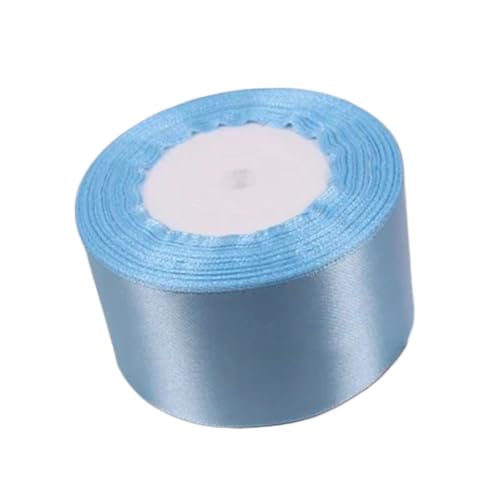 Geschenkband 6 rollen Einseitig Blau Seide Satin Band Weihnachten Halloween DIY Geschenk Verpackung Bänder FüR Geschenkverpackung(40mm) von YILWPV