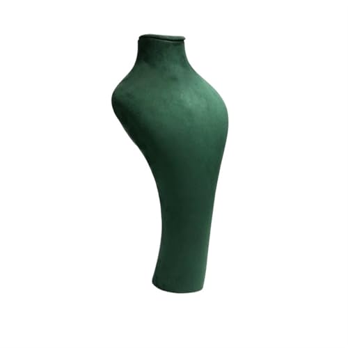 YILWPV Kettenständer Luxuly Schmuckständer for Halskette, Schaufensterpuppe, Büste, Anhänger, Schaufenster, Requisiten(Green) von YILWPV