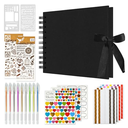 YIMETOP Sammelalbum A5 Fotoalbum Zum Selbstgestalten Mit Blitzstift Farbaufkleber DIY Geschenke für Babys, Paare, Freunde, Familie YIMETOP Sammelalbum A5 Fotoalbum Zum Selbstgestalten Mit Blitzstift Farbaufkleber DIY Geschenke für Babys, Paare, Freunde, Familie von YIMETOP