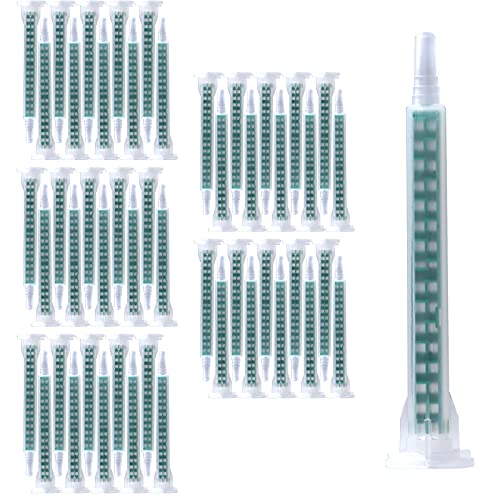 YINENGD 50 Stück Mischrohr, 84mm Mischdüse Spritze, Statisches Mischrohr Grün, AB Mischrohr für Nadel AB Klebepistole AB Kunststoffrohr YINENGD 50 Stück Mischrohr, 84mm Mischdüse Spritze, Statisches Mischrohr Grün, AB Mischrohr für Nadel AB Klebepistole AB Kunststoffrohr von YINENGD