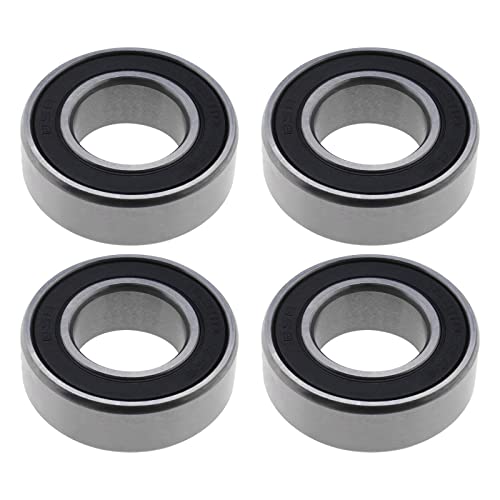 YINETTECH 4 Stück 163110-2RS Rillenkugellager, doppelte Gummidichtung, Karbonstahl für Fahrrad, Hinterradnabe, Industrieausrüstung, 16 x 31 x 10 mm YINETTECH 4 Stück 163110-2RS Rillenkugellager, doppelte Gummidichtung, Karbonstahl für Fahrrad, Hinterradnabe, Industrieausrüstung, 16 x 31 x 10 mm von YINETTECH