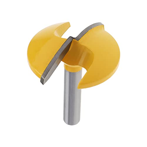 YINETTECH Horizontaler Kronenfräser Schüsselfräser 8 mm x 44 mm Hartmetall, Kohlenstoffstahl 2 Fluten Cove Cut für Holzspanplatten Sperrholzplatten YINETTECH Horizontaler Kronenfräser Schüsselfräser 8 mm x 44 mm Hartmetall, Kohlenstoffstahl 2 Fluten Cove Cut für Holzspanplatten Sperrholzplatten von YINETTECH