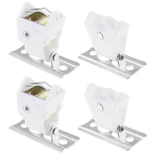 YINETTECH 2 x Kordelzug-Riemenscheibe und 2 x Kordelschloss-Mechanismus, Drehgelenk-Typ, römische Schatten, Kordelschloss, Fensterrollos, Jalousien und Schatten, Zubehör YINETTECH 2 x Kordelzug-Riemenscheibe und 2 x Kordelschloss-Mechanismus, Drehgelenk-Typ, römische Schatten, Kordelschloss, Fensterrollos, Jalousien und Schatten, Zubehör von YINETTECH