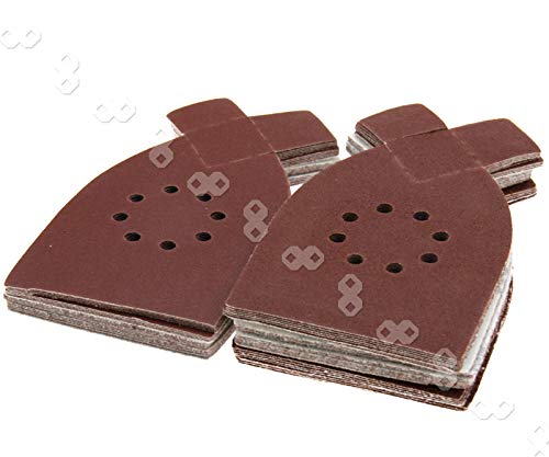 YINETTECH 50x Schleifblätter Schleifpapier Sander 40+60+80+100+120 Verschiedene Körnung YINETTECH 50x Schleifblätter Schleifpapier Sander 40+60+80+100+120 Verschiedene Körnung von YINETTECH