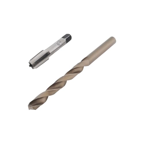 YINETTECH Gewindebohrer-Set 1/8-27 NPT Gewindebohrer 8,3 Mm HSS Schnellarbeitsstahl für Metall Kunststoff Holz 1/8 Zoll NPT Löcher Bohren YINETTECH Gewindebohrer-Set 1/8-27 NPT Gewindebohrer 8,3 Mm HSS Schnellarbeitsstahl für Metall Kunststoff Holz 1/8 Zoll NPT Löcher Bohren von YINETTECH