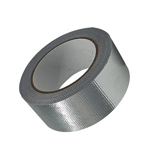 YINGLUOEU Glasfaser Aluminiumfolie Klebeband Aluklebeband hitzebeständig Band zum Versiegeln Selbstklebendes Aluminiumband für HVAC-Reparatur Kanäle YINGLUOEU Glasfaser Aluminiumfolie Klebeband Aluklebeband hitzebeständig Band zum Versiegeln Selbstklebendes Aluminiumband für HVAC-Reparatur Kanäle von YINGLUOEU