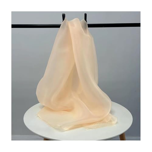 5 Meter Dicker Organza-Stoff Mit Satin-Finish For Brautkleider, Brautkleider – 150 Cm Breit(Nude Pink) von YINLUCK