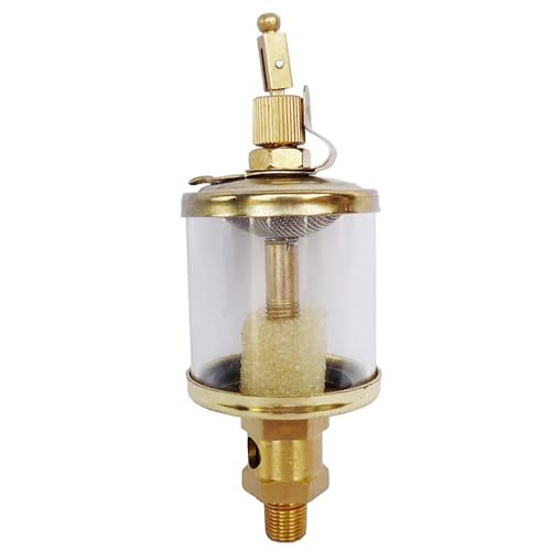 M10 M12 M14 M16 Metrisches Gewinde, Kupferbeschichtung, Ölbecher, Sichtöler (16 Ml – 600 Ml) For Werkzeugmaschinen – Schwerkraft-Tropföler (1 Stück)(M14x1.5-50ML) von YINLUCK