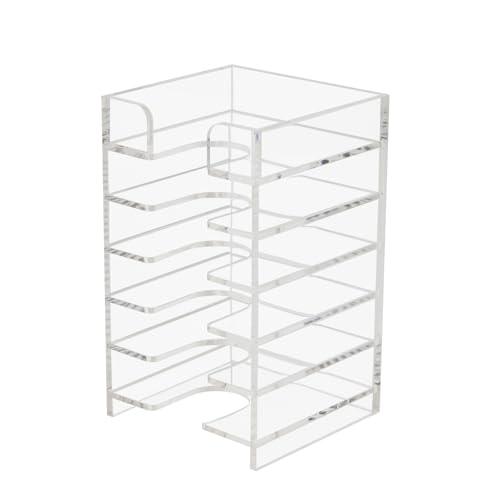 YINSHCO Acryl-Haftnotizhalter, 6 Ebenen, Haftnotiz-Organizer für den Schreibtisch, bunt, mehrere selbstklebende Notizblock-Halter für Büro, Zuhause, Schule, Schreibtischzubehör, Schreibwaren YINSHCO Acryl-Haftnotizhalter, 6 Ebenen, Haftnotiz-Organizer für den Schreibtisch, bunt, mehrere selbstklebende Notizblock-Halter für Büro, Zuhause, Schule, Schreibtischzubehör, Schreibwaren von YINSHCO