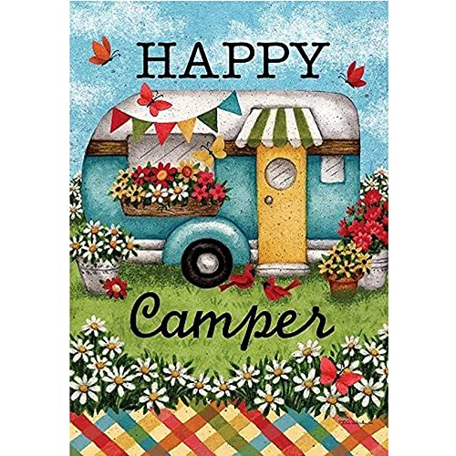 YIOITTIO 5D Happy Camper Diamant-Malerei-Set für Erwachsene und Kinder, runde Bohrer, Diamanten, Kunst, Punkte, Perlen, glänzend, Kreuzstich-Set für Heimdekoration, 30,5 x 40,6 cm YIOITTIO 5D Happy Camper Diamant-Malerei-Set für Erwachsene und Kinder, runde Bohrer, Diamanten, Kunst, Punkte, Perlen, glänzend, Kreuzstich-Set für Heimdekoration, 30,5 x 40,6 cm von YIOITTIO