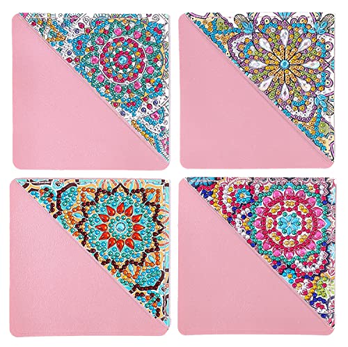 Diamond Painting Lesezeichen 4 Stück Leder Horn Lesezeichen, Diamant Malerei Ecke Lesezeichen, 5D DIY Mandala Ecke Lesezeichen für Reading Geschenk für Buchliebhaber Kinder Diamond Painting Lesezeichen 4 Stück Leder Horn Lesezeichen, Diamant Malerei Ecke Lesezeichen, 5D DIY Mandala Ecke Lesezeichen für Reading Geschenk für Buchliebhaber Kinder von YIRUIEU