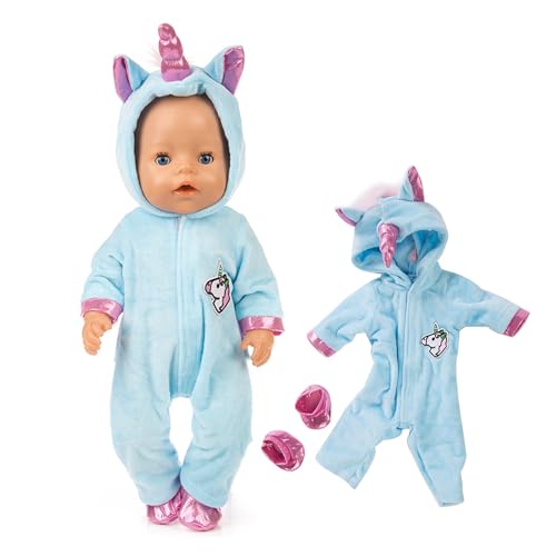 Puppenkleidung 35-43 cm, Puppenkleidung für Babypuppen Enthält EIN Kleid, eine Kleidung Bekleidung Outfits Schuhe für Baby Puppen 14-18Inch Puppenkleidung 35-43 cm, Puppenkleidung für Babypuppen Enthält EIN Kleid, eine Kleidung Bekleidung Outfits Schuhe für Baby Puppen 14-18Inch von YITULOU