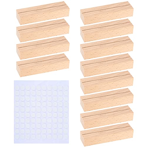 12 Stück Holz Kartenhalter, Menükartenhalter, Tischkartenhalter, Platzkartenhalter, Namesschild Fotohalter, Holz Platzhalter, für Restaurants, Hochzeiten, Fotoständer, mit 50 Stück Aufklebern 12 Stück Holz Kartenhalter, Menükartenhalter, Tischkartenhalter, Platzkartenhalter, Namesschild Fotohalter, Holz Platzhalter, für Restaurants, Hochzeiten, Fotoständer, mit 50 Stück Aufklebern von YITYDaMai