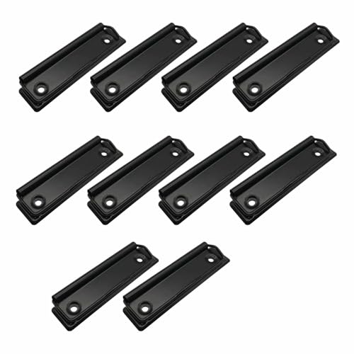 YIUPEDRFG 10 Stück Klemmbrett Beste Clip Klemmen, Büro Innovativer Griff Schule 10 Stück Legierung Klemmbrett Clips Gummi Schreibwaren, 12CM kein Gummi YIUPEDRFG 10 Stück Klemmbrett Beste Clip Klemmen, Büro Innovativer Griff Schule 10 Stück Legierung Klemmbrett Clips Gummi Schreibwaren, 12CM kein Gummi von YIUPEDRFG