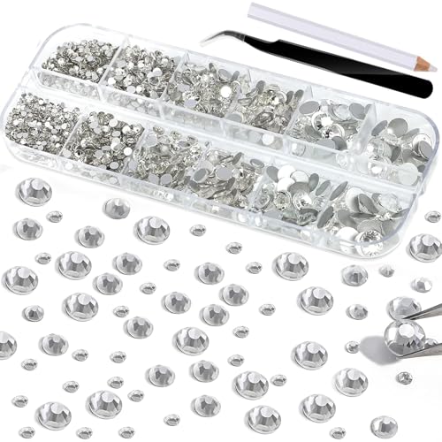 YIUWOD 6530 StüCk Glitzersteine FüR Textilien - Strasssteine NäGel - Glitzersteine NäGel - Geeignet FüR die Dekoration Verschiedener Partys, Besondere AnläSse, Hochzeiten, Festivals YIUWOD 6530 StüCk Glitzersteine FüR Textilien - Strasssteine NäGel - Glitzersteine NäGel - Geeignet FüR die Dekoration Verschiedener Partys, Besondere AnläSse, Hochzeiten, Festivals von YIUWOD
